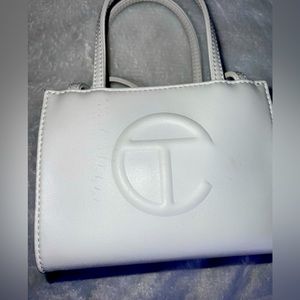 Small Teflar White Handbag